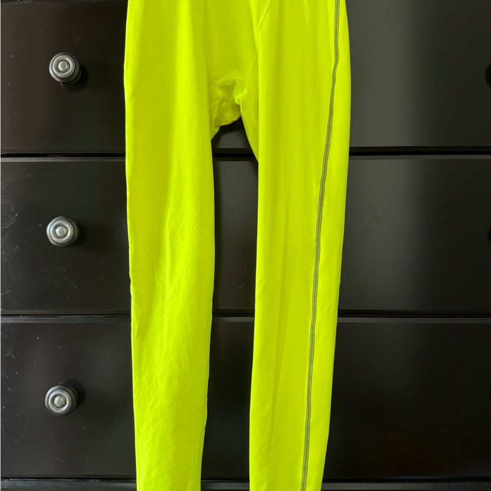 Under Armour Neon Yellow Compression Pants